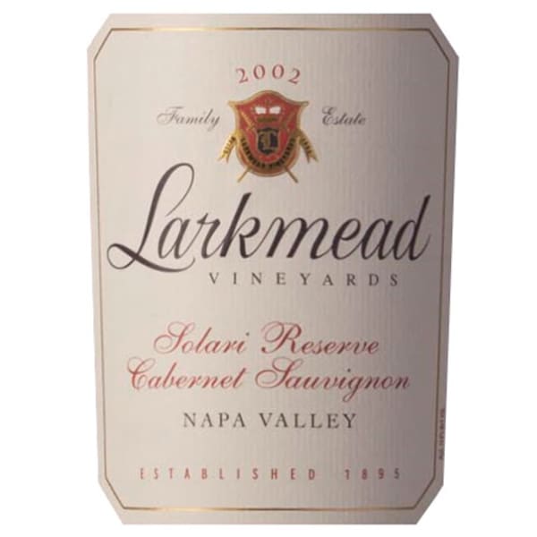 Rượu vang đỏ Larkmead Solari Reserve Cabernet Sauvignon 2002