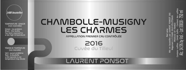 Rượu vang đỏ Laurent Ponsot Chambolle-Musigny Les Charmes Premier Cru Cuvee du Tilleul 2016