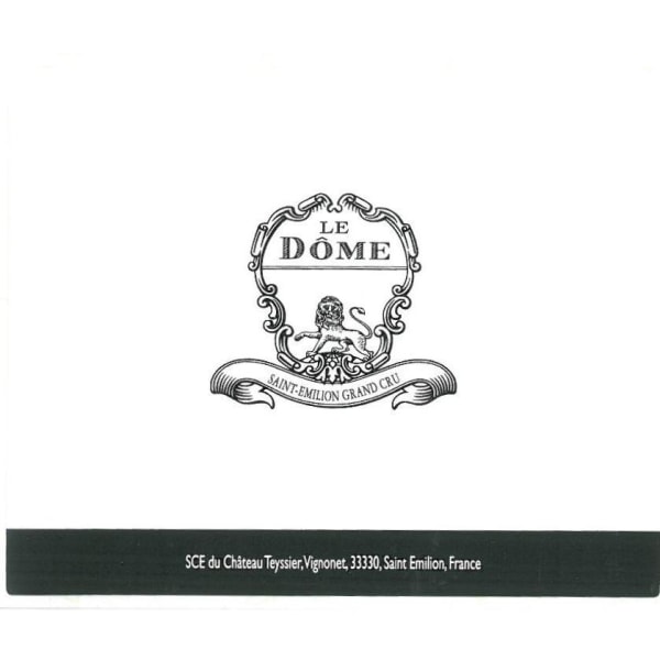 Rượu vang đỏ Le Dome 2009