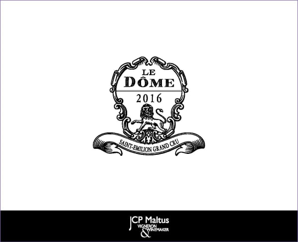 Rượu vang đỏ Le Dome 2016