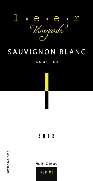 Rượu vang trằng Leer Vineyards Sauvignon Blanc 2013
