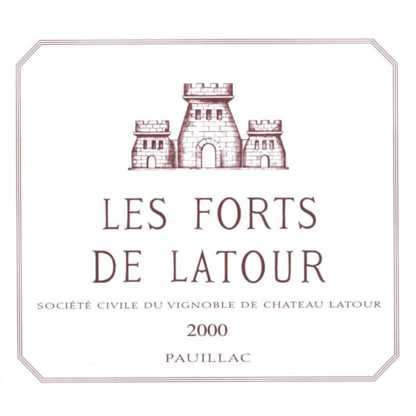 Rượu vang đỏ Les Forts de Latour 2000