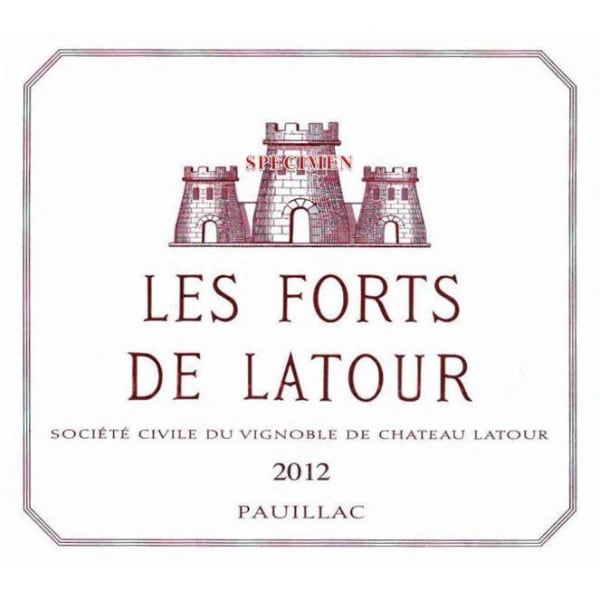 Rượu vang đỏ Les Forts de Latour 2012