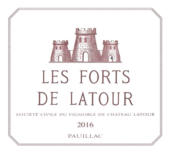 Rượu vang đỏ Les Forts de Latour (chai 6 lít) 2016