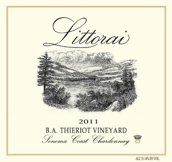 Rượu vang trằng Littorai B. A. Thieriot Vineyard Chardonnay 2011