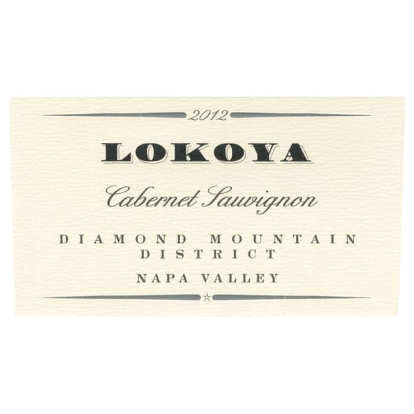 Rượu vang đỏ Lokoya Diamond Mountain Cabernet Sauvignon 2012