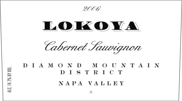 Rượu vang đỏ Lokoya Diamond Mountain District Cabernet Sauvignon 2006