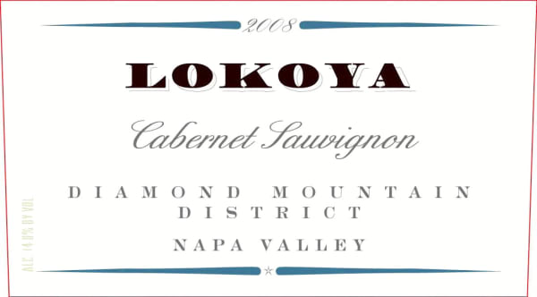 Rượu vang đỏ Lokoya Diamond Mountain District Cabernet Sauvignon 2008