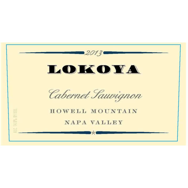 Rượu vang đỏ Lokoya Howell Mountain Cabernet Sauvignon(chai Magnum 1,5 lít) 2013