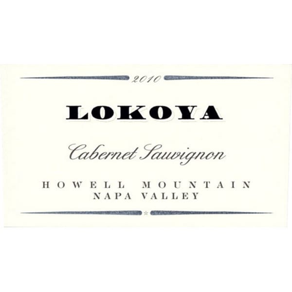 Rượu vang đỏ Lokoya Howell Mountain Cabernet Sauvignon 2010