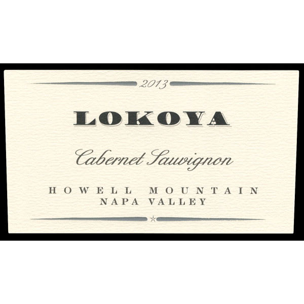 Rượu vang đỏ Lokoya Howell Mountain Cabernet Sauvignon 2013