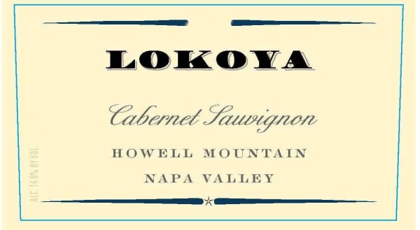 Rượu vang đỏ Lokoya Howell Mountain Cabernet Sauvignon 2015