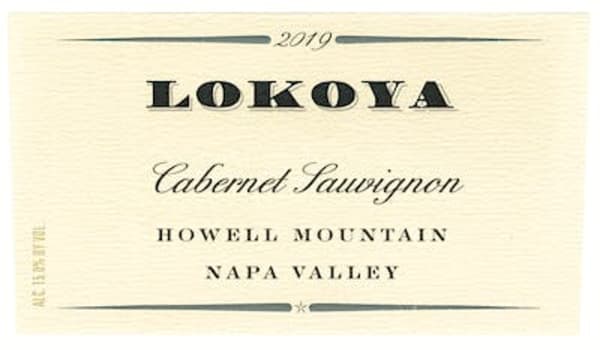 Rượu vang đỏ Lokoya Howell Mountain Cabernet Sauvignon 2019