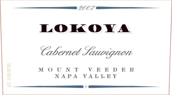 Rượu vang đỏ Lokoya Mount Veeder Cabernet Sauvignon 2007