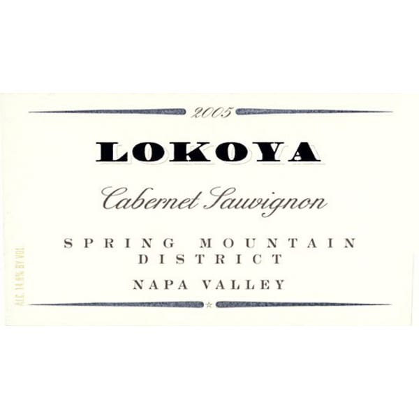 Rượu vang đỏ Lokoya Spring Mountain Cabernet Sauvignon(chai Magnum 1,5 lít) 2005