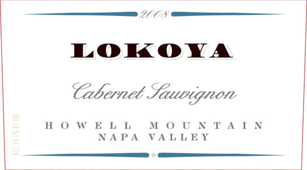 Rượu vang đỏ Lokoya Spring Mountain District Cabernet Sauvignon 2008