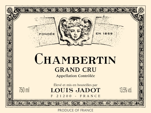 Rượu vang đỏ Louis Jadot Chambertin Grand Cru 2018
