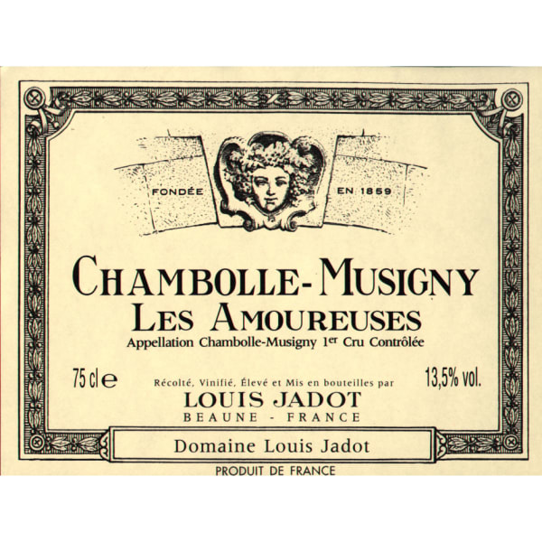 Rượu vang đỏ Louis Jadot Chambolle Musigny Les Amoureuses Premier Cru 2013