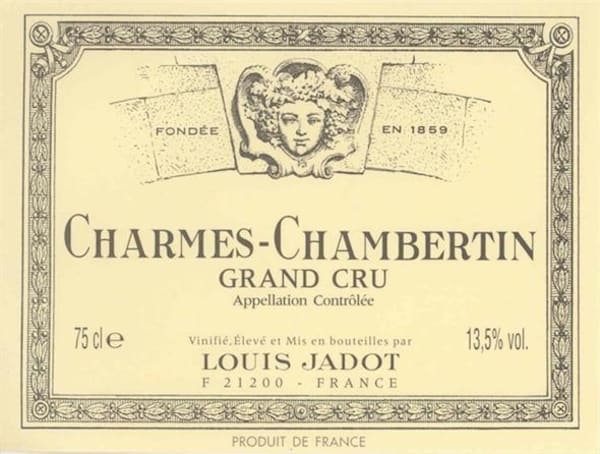 Rượu vang đỏ Louis Jadot Charmes-Chambertin Grand Cru 2016