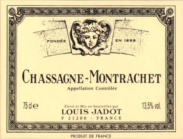 Rượu vang trằng Louis Jadot Chassagne-Montrachet (chai Magnum 1,5 lít) 2017