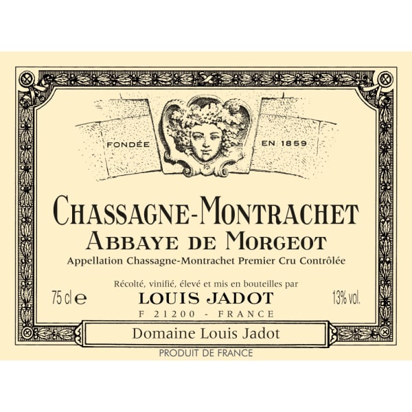 Rượu vang trằng Louis Jadot Chassagne-Montrachet Abbaye de Morgeot 2013