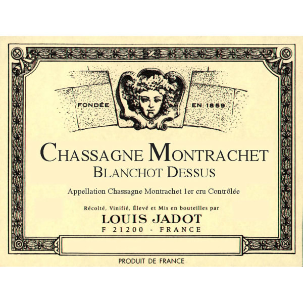 Rượu vang trằng Louis Jadot Chassagne-Montrachet Les Blanchots Premier Cru 2013