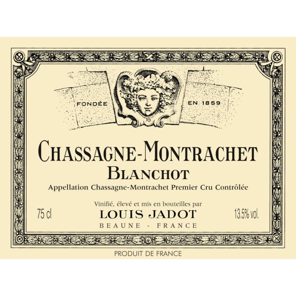 Rượu vang trằng Louis Jadot Chassagne-Montrachet Les Blanchots Premier Cru 2014