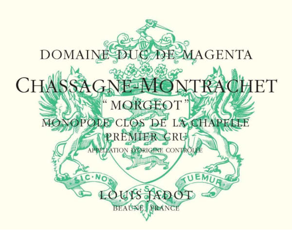 Rượu vang trằng Louis Jadot Chassagne-Montrachet Morgeot Clos de la Chapelle Premier Cru 2019