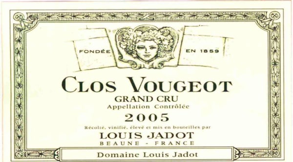 Rượu vang đỏ Louis Jadot Clos Vougeot Grand Cru (chai Magnum 1,5 lít) 2005