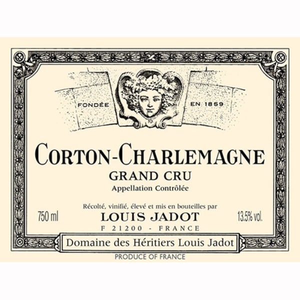 Rượu vang trằng Louis Jadot Corton-Charlemagne Grand Cru 2009