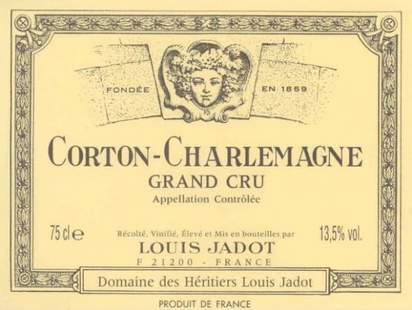 Rượu vang trằng Louis Jadot Corton-Charlemagne Grand Cru 2010