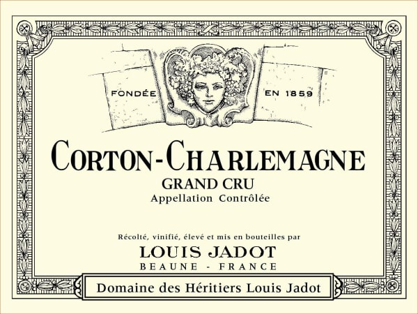 Rượu vang trằng Louis Jadot Corton-Charlemagne Grand Cru Domaine des Heritiers 2017