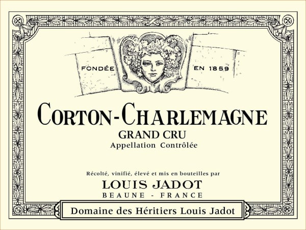 Rượu vang trằng Louis Jadot Corton-Charlemagne Grand Cru Domaine des Heritiers 2020