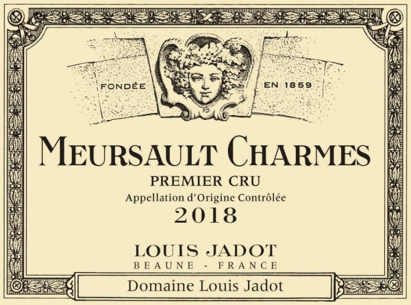Rượu vang trằng Louis Jadot Meursault Charmes Premier Cru 2018