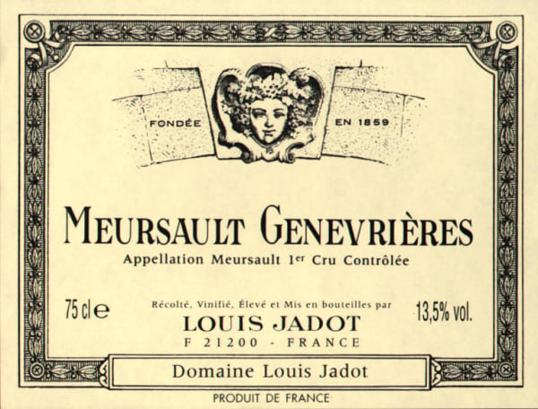 Rượu vang trằng Louis Jadot Meursault Genevrieres Premier Cru 2020