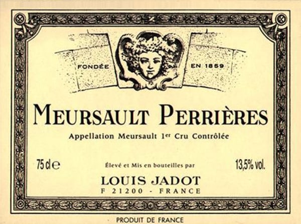 Rượu vang trằng Louis Jadot Meursault Perrieres Premier Cru 2017