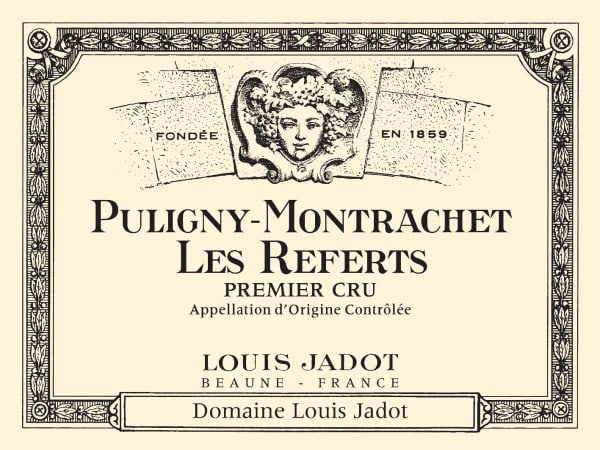 Rượu vang trằng Louis Jadot Puligny-Montrachet Les Referts Premier Cru 2020