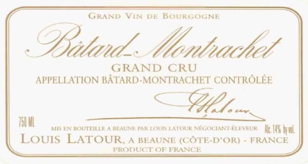 Rượu vang trằng Louis Latour Batard-Montrachet Grand Cru 2018