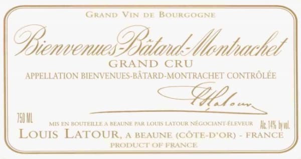 Rượu vang trằng Louis Latour Bienvenues-Batard-Montrachet Grand Cru 2002