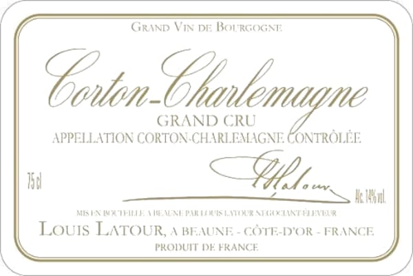Rượu vang trằng Louis Latour Corton-Charlemagne Grand Cru 2015