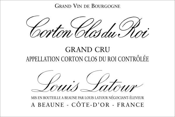 Rượu vang đỏ Louis Latour Corton Clos du Roi Grand Cru 2020