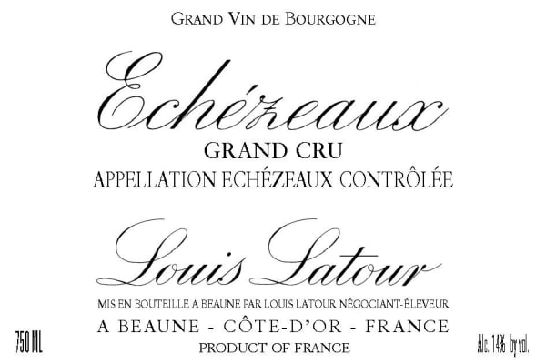 Rượu vang đỏ Louis Latour Echezeaux Grand Cru 2017