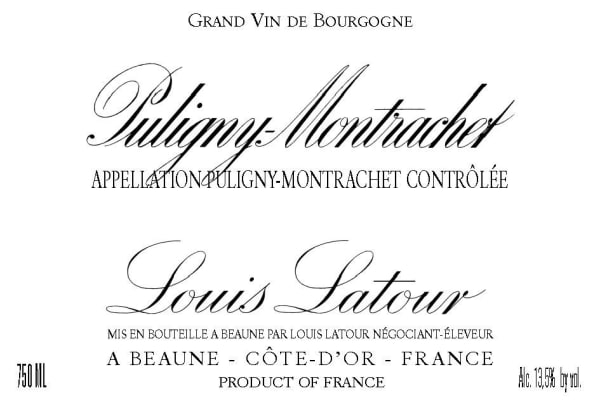 Rượu vang trằng Louis Latour Puligny-Montrachet 2010