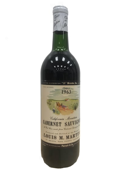 Rượu vang đỏ Louis Martini Cabernet Sauvignon 1963