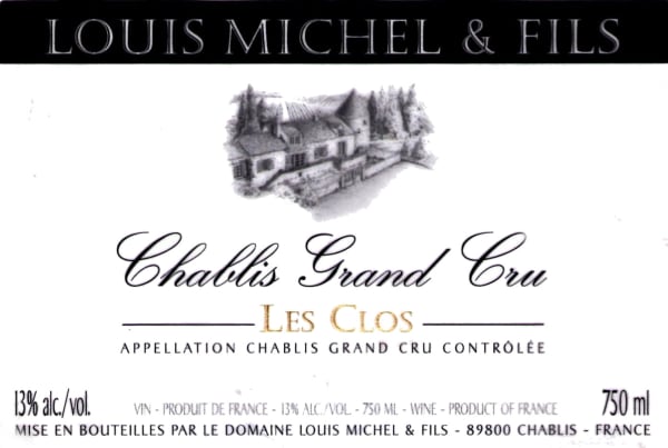 Rượu vang trằng Louis Michel Chablis Les Clos Grand Cru 2013