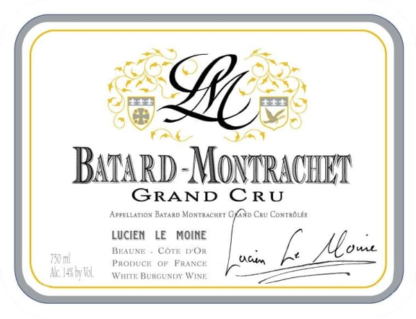 Rượu vang trằng Lucien Le Moine Batard-Montrachet Grand Cru 2010