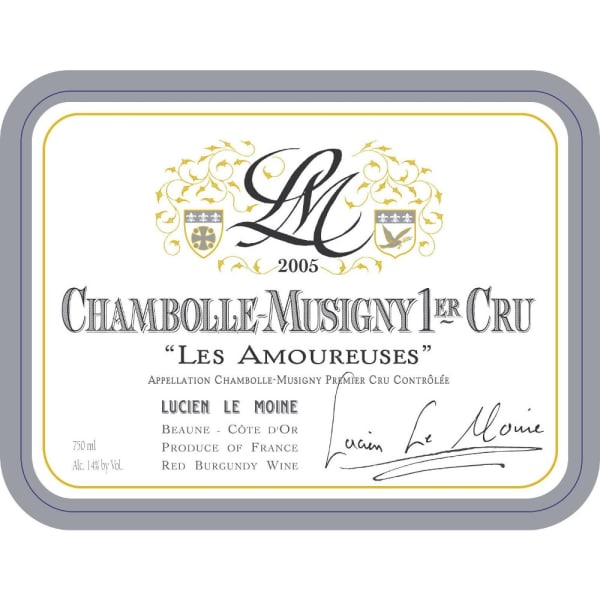 Rượu vang đỏ Lucien Le Moine Chambolle Musigny les Amoureuses 2005