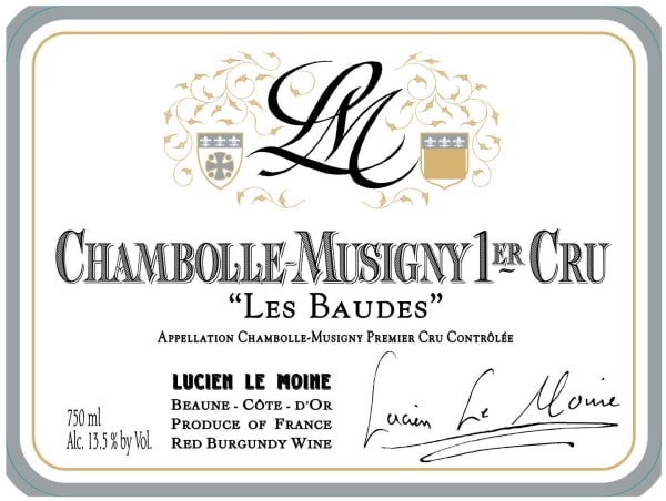 Rượu vang đỏ Lucien Le Moine Chambolle-Musigny Les Baudes Premier Cru 2019