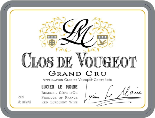 Rượu vang đỏ Lucien Le Moine Clos de Vougeot Grand Cru 2007