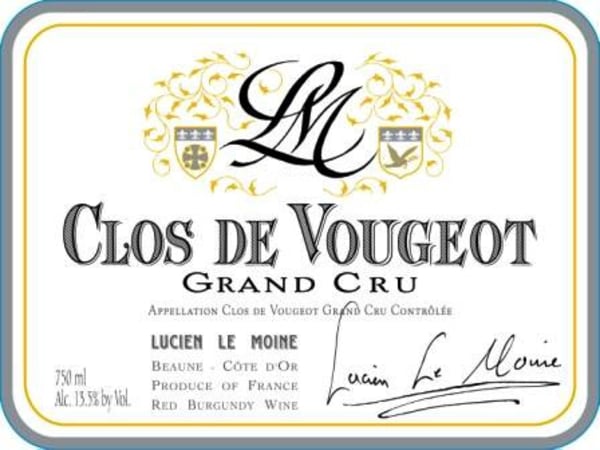Rượu vang đỏ Lucien Le Moine Clos de Vougeot Grand Cru 2010